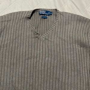 Polo 100% silk V neck sweater